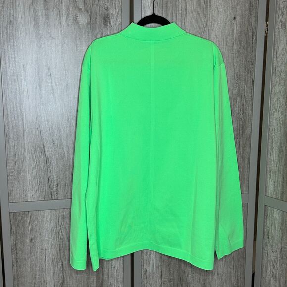 Lululemon Neon Shirt Collared Long sleeves Recycled Polyester Size XXL - Picture 2 of 8
